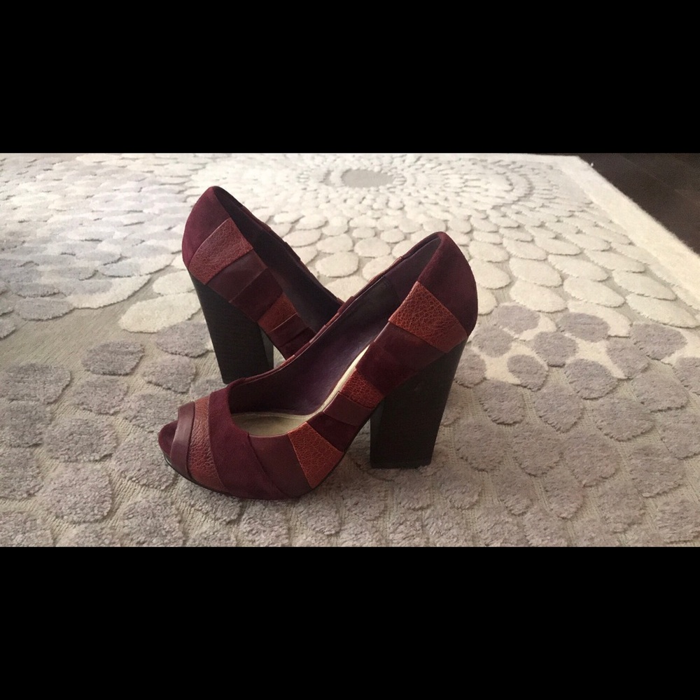 Fergie Platform peeptoe heels